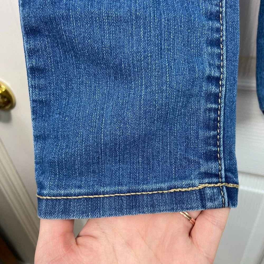 The Children's Place blue medium wash skinny slim stretch cotton jeans pants 6/7